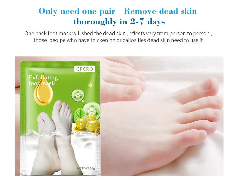 Satin-Soft Exfoliating Foot Peel Mask