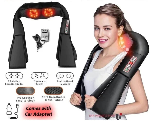 Deep Tissue Thermal Shiatsu Neck And Shoulder Massager