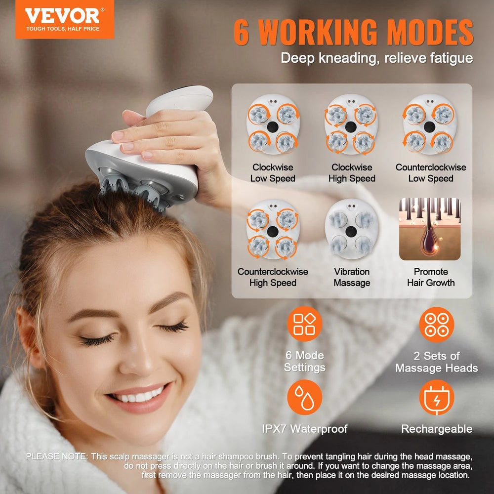 Heated Electric Scalp Massager